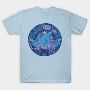 Mountain Blue Circle of the Chihuahua T-Shirt